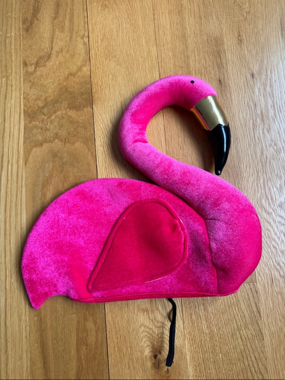 Pink Flamingo Plush Hat, one size